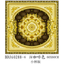 Manufaktur des polierten goldenen Kristall-Porzellan-Bodens in Zibo (BDJ60288-6)